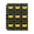 Dragon Shield: Páginas de 18 pockets verticais para Ring Binder