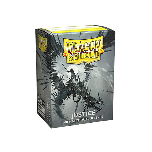 Dragon Shield Sleeves - Dual Matte: Justice Cinzento
