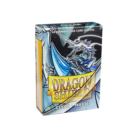 Dragon Shield Sleeves: Japanese Size - Matte: Clear