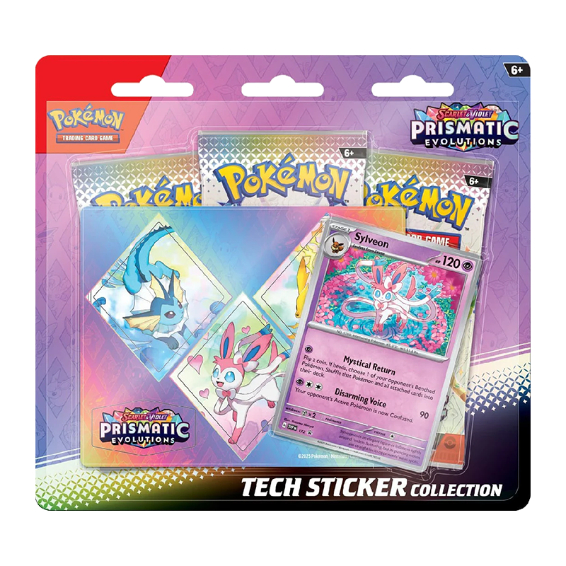 Prismatic Evolutions Tech Sticker Collection - Sylveon