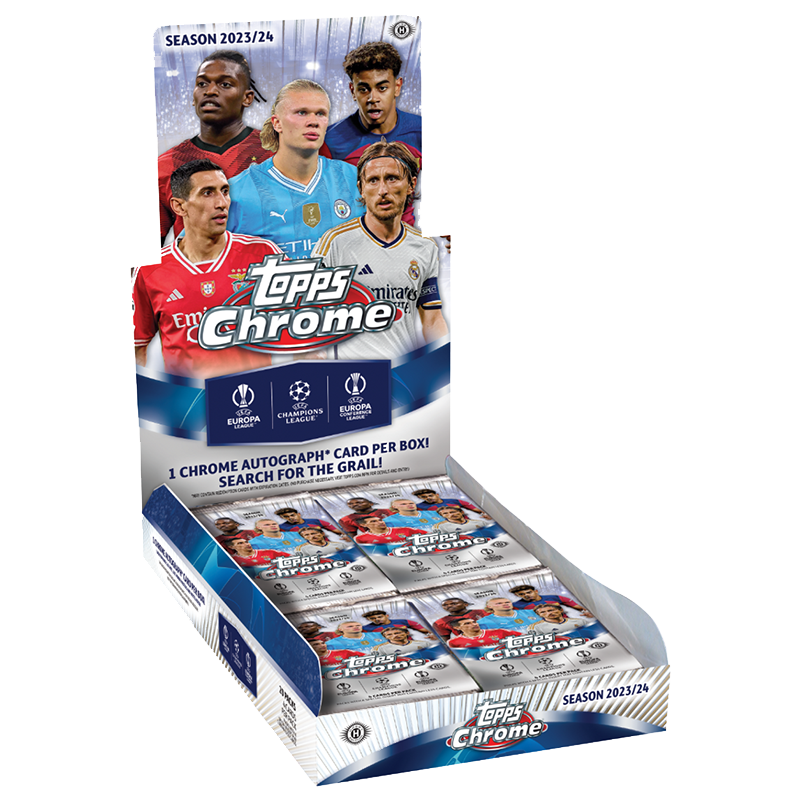 Topps Chrome UEFA Club Competitions 2023/24 Hobby Box Group Break