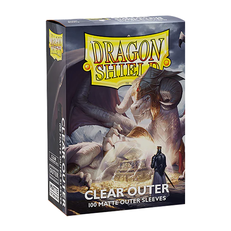 Dragon Shield Sleeves - Matte Outer Sleeves: Clear