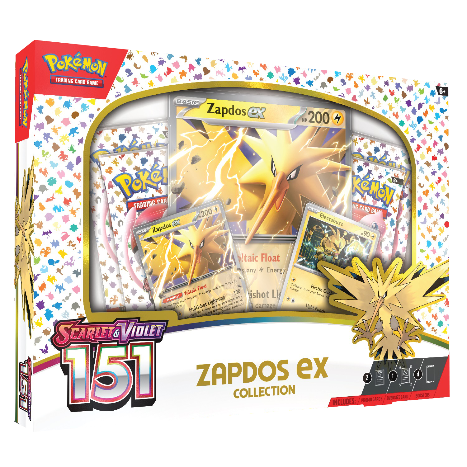 Scarlet & Violet 151 Zapdos EX Box